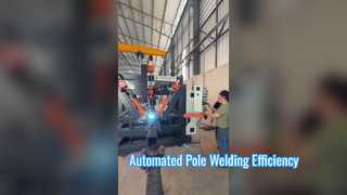 Service sur site en Thaïlande ! Installation et formation pour la machine à souder les poteaux CNCS400/8000