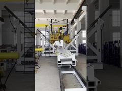 Visite de l'atelier d'usine | Machine de soudage et de redressage à fermeture de poteau CNC