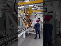 Soudage parfait des pôles | Machine à souder à fermeture CNCS400/12 000 mm avec source d'énergie de soudage laser
