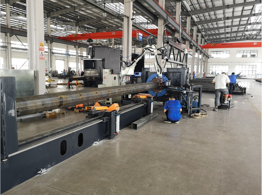 Good price Machine de soudage robotisée CNC machine de découpe de cadre de porte pour haut mât à poteau léger en ligne