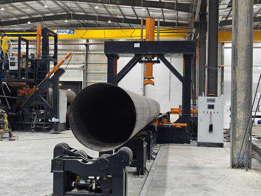 Bon prix Démètre maximal 2500 mm Assemblage de pôle à mât élevé et machine à redresser en ligne