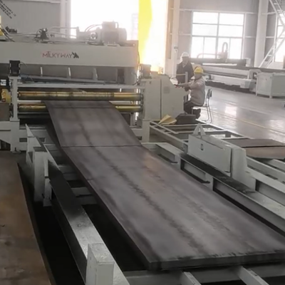 qualité  CTL12×1600 Fully Automatic Cut To Length Line for 1600mm Width Steel Coils with 30 Ton Capacity usine