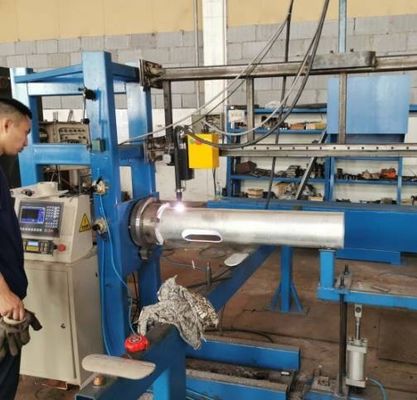 Good price fabrication concrète conique de Polonais de machine de soudure de 120mm 260mm Polonais léger en ligne