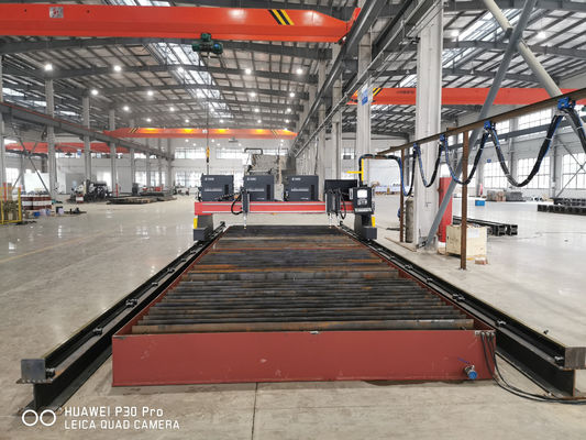 Bande verticale principale multi de commande numérique par ordinateur de découpeuse à grande vitesse de plasma pour industriel