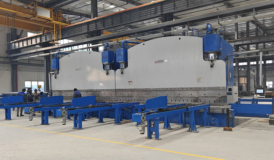 Bon prix 1600 tonnes de force de travail de frein à pression en tandem CNC, réalisation de mât et de monopole en ligne