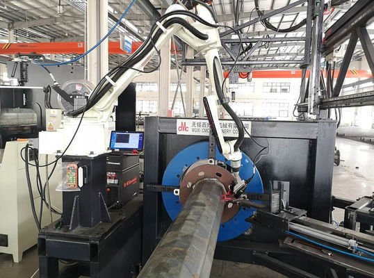 Machine de soudage de plaque de base robotisée pour pôle léger modèle RW-120/300