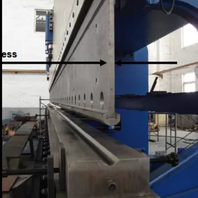 Presse plieuse tandem CNC 2-WE67K-400/7000 400T 7m pour mât de poteau léger