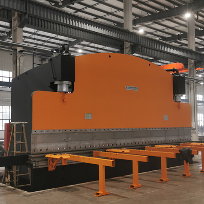 Frein à pression hydraulique CNC de 400 tonnes avec longueur de fonctionnement de 8000 mm et commande DELEM DA53T
