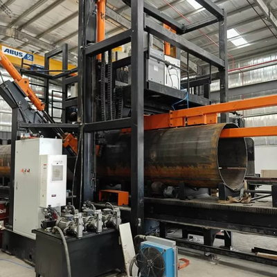 Machine de soudage à double arc multi-fil en arc submergé CNC à pôle fermé pour 14 m de diamètre 1,9 m de pôle d'acier