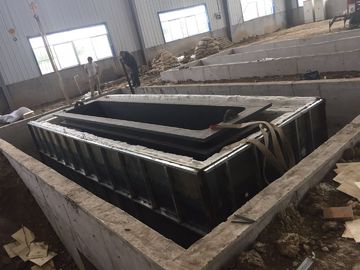 équipement de galvanisation d'immersion chaude de réservoir de zinc de 7.0x1.2x2.2m avec le système de protection de l'environnement