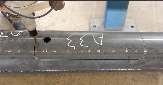 Machine de découpe de porte à pôle léger de 2500 mm, machine de découpe de porte à pôle léger à plasma CNC