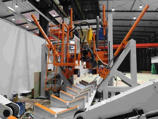 Machine de soudage à fermeture de pôle CNC 5G HM800/14000 14m Longueur Conception polygonale