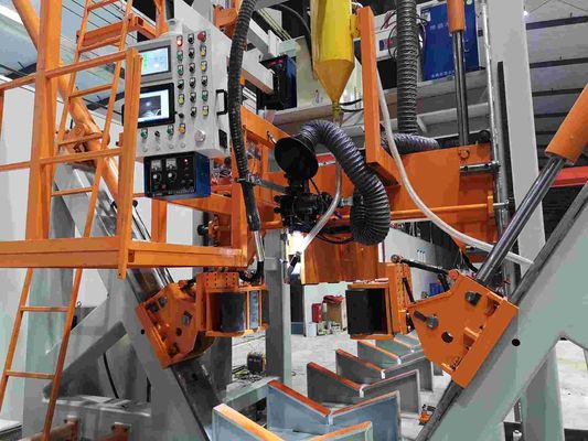 Machine de soudage à fermeture de pôle CNC 5G HM800/14000 14m Longueur Conception polygonale