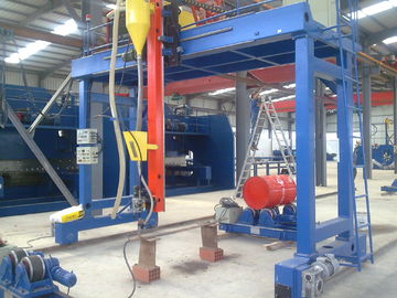 Machine de soudage à pôle léger à haut rendement, machine de soudage à gant à mât élevé pour grands tuyaux / tubes