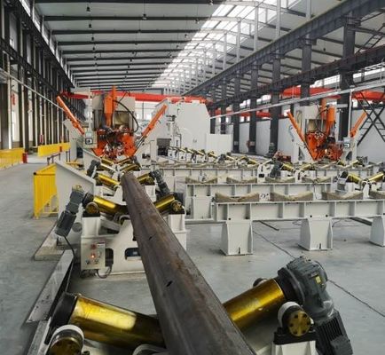 Le diamètre maximal est de 500 mm 12000 mm, le pôle léger est fermé par une machine de soudage pour le pôle de communication 5G