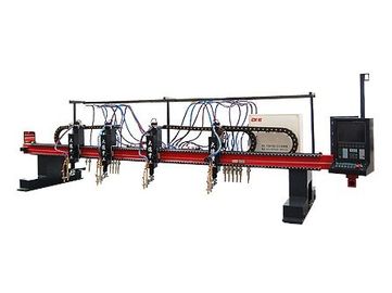 Découpeuse verticale Tête multi à grande vitesse de plasma de commande numérique par ordinateur de bande pour industriel