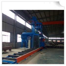 Machine de grenaillage de poutre en double T/dispositif fulminant de roue pour nettoyer l'acier de construction