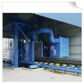 Machine de grenaillage de poutre en double T/dispositif fulminant de roue pour nettoyer l'acier de construction