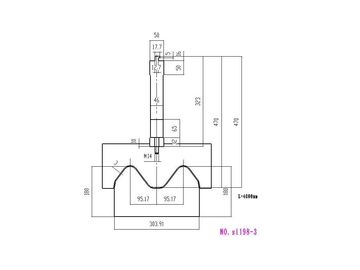Le moule de recourbement/pressent l'outillage de frein des outils de fabrication de rambarde de route